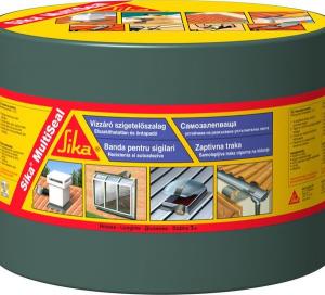 Hidroizolatii acoperis terase - Banda bituminoasa acoperis autoadeziva Sika MultiSeal 3 m